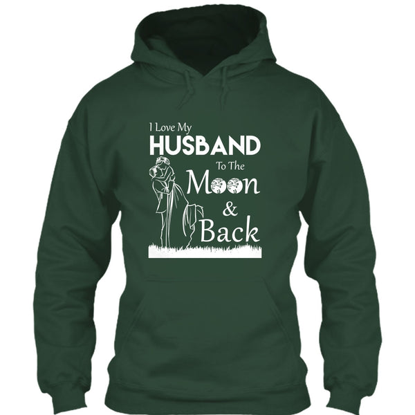 I Love Husband T Shirt, To The Moon And Back T Shirt