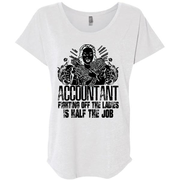 Accountant Fighting Off The Ladies T Shirt, I Love Accountant T Shirt, Awesome T-Shirts