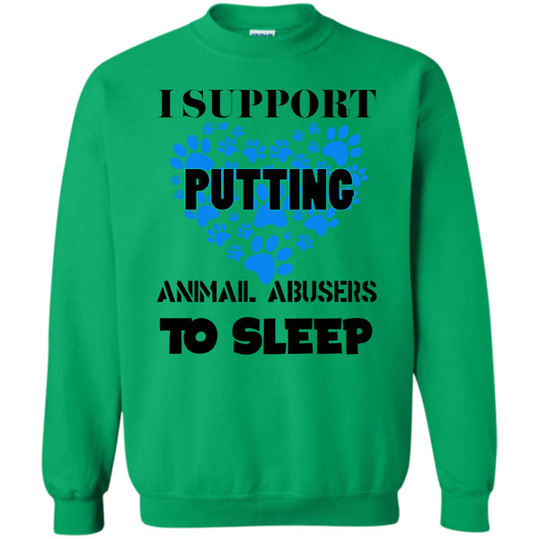 I Love My Dog T Shirt, I Support Putting Sweatshirt