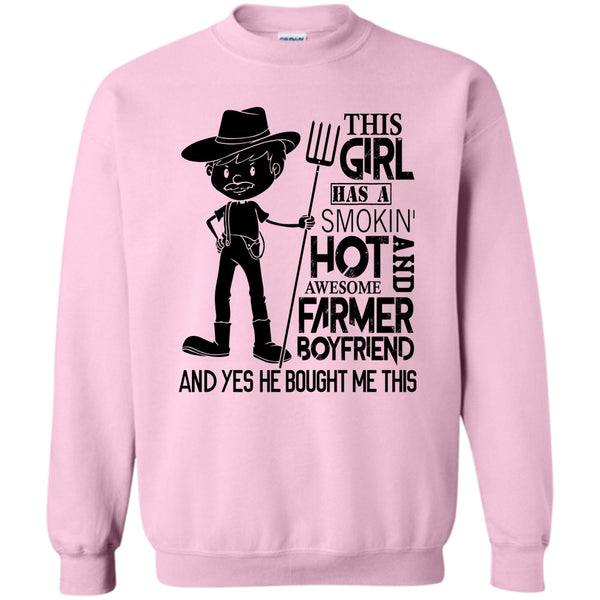 Gift Farmer T Shirt, Awesome Farmer Boyfriend Sweatshirt