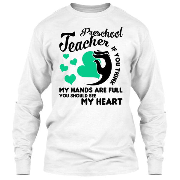 Preschool Teacher T Shirt, Teacher's Day Gift T Shirt