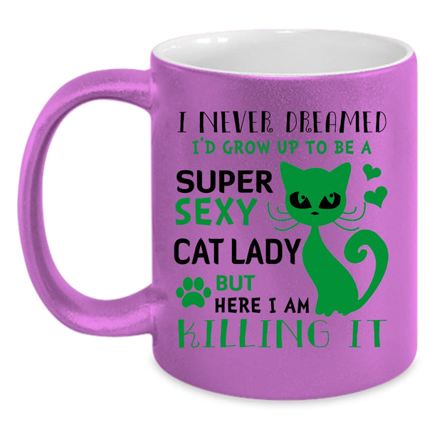 I'd Grow Up To Be A Cat Lady Cup, Gift For Wife Mug