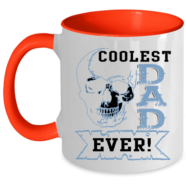 Cool Gift For Dad Coffee Mug, Coolest Dad Ever Accent Mug