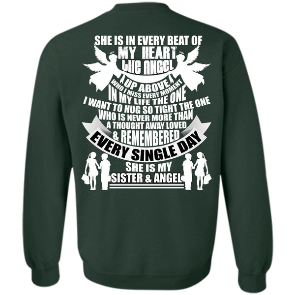 Beat Of My Heart T Shirt, I Love Sister Sweatshirt
