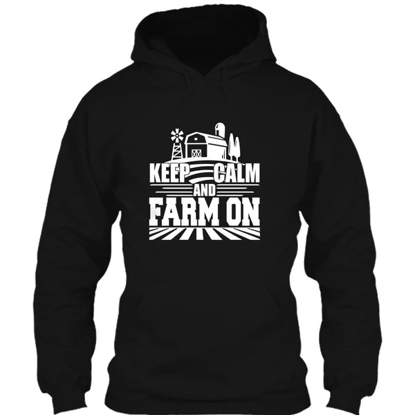 Keep Calm And Farm On T Shirt, Coolest Farmer T Shirt