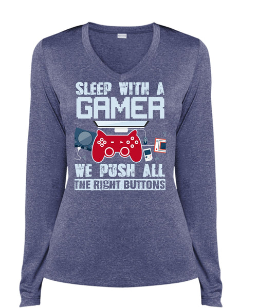 Sleep With A Gamer T Shirt, Being A Gamer T Shirt