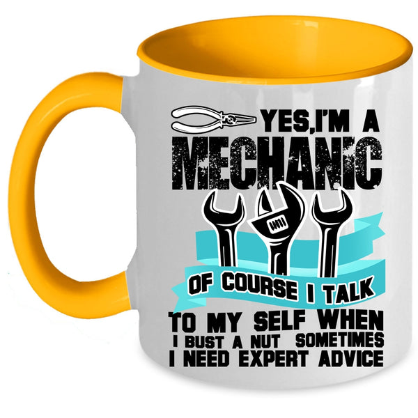 Best Gift For Mechanic Coffee Mug, I'm A Mechanic Accent Mug