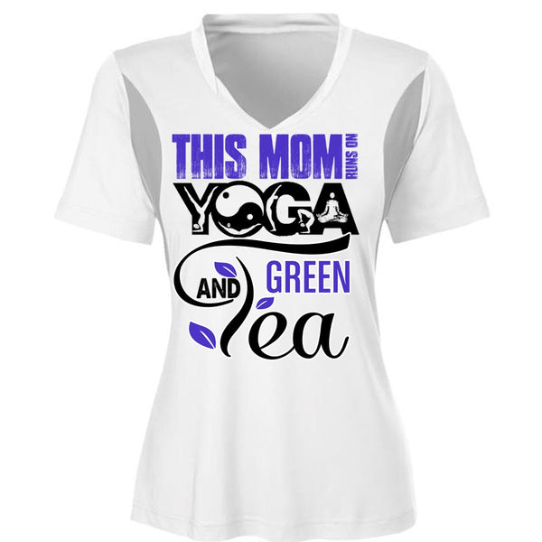 This Mom Runs On Yoga T Shirt, I Love Mom T Shirt, Awesome T-Shirts