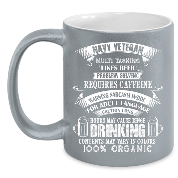 Navy Veteran Coffee Mug, Funny Gift For Navy Veteran Coffee Cup