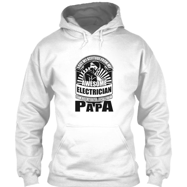 Awesome Electrician T Shirt, Coolest Electrician Papa T Shirt