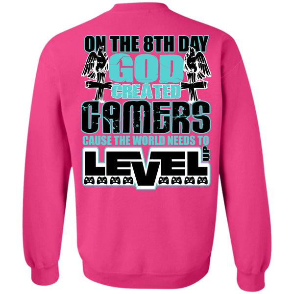 I Love Gaming T Shirt, God Created Gamers Sweatshirt