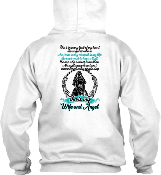 She Is My Wife And Angel T Shirt, I Love Wife T Shirt