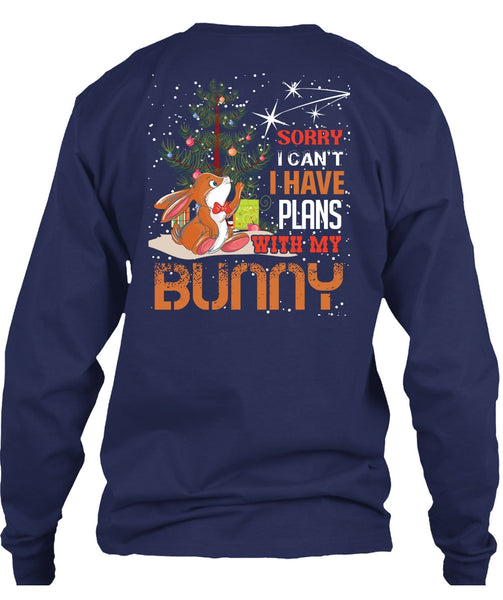 I Have Plans With My Bunny T Shirt, I Love Christmas T Shirt