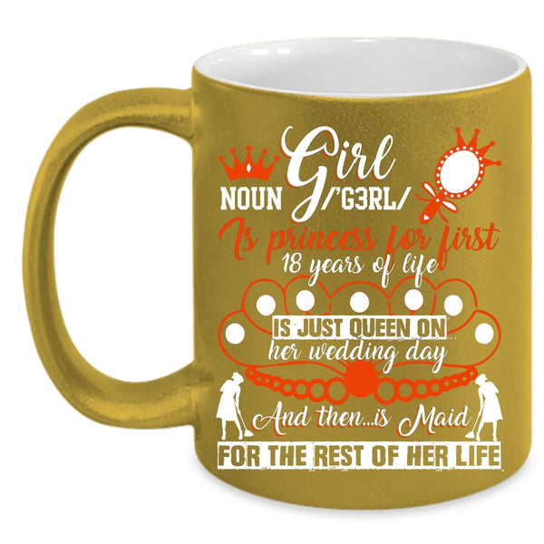 Girl Coffee Mug, Cute Gift For My Daughter Coffee Cup