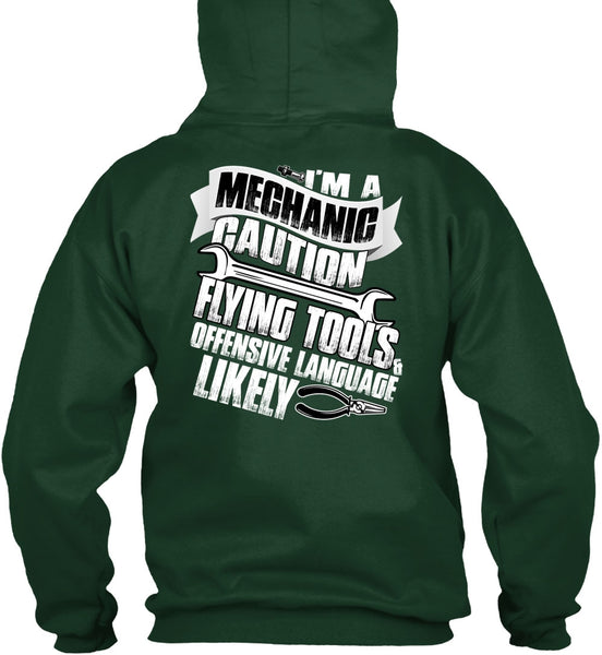 I'm A Mechanic T Shirt, Flying Tools T Shirt