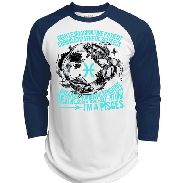 I'm A Pisces T Shirt, I Love Pisces T Shirt, Awesome T-Shirts  (Polyester Game Baseball Jersey)
