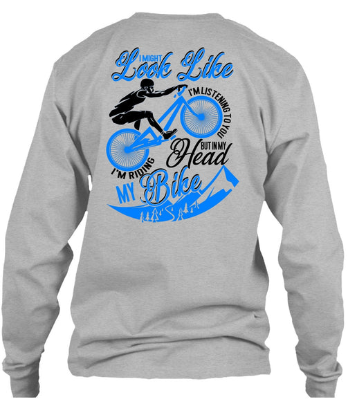 I'm Riding My Bike T Shirt, I Love Biker T Shirt