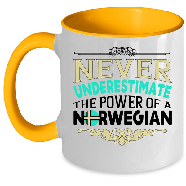 Awesome Norwegian Coffee Mug, The Power Of A Norwegian Accent Mug