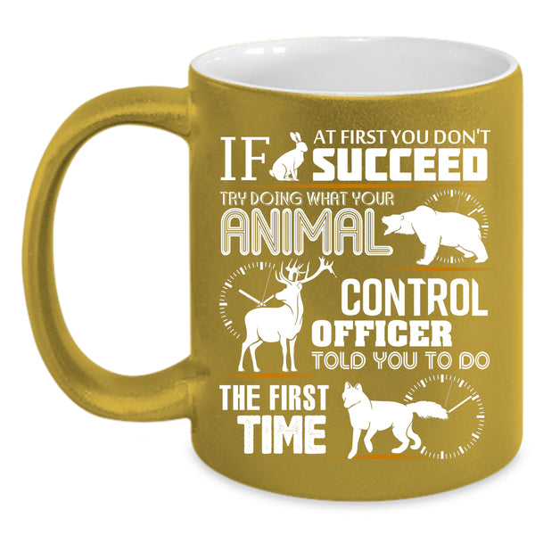 Animal Control Officer Coffee Mug, Cool Job Title Coffee Cup