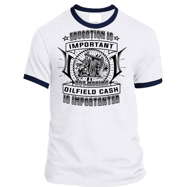 A black t-shirt with the shopify logo