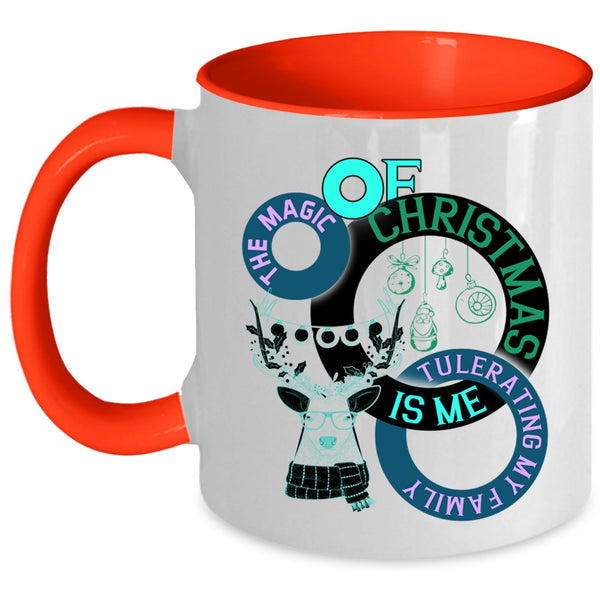 Tulerating My Family Coffee Mug, The Magic Of Christmas Accent Mug