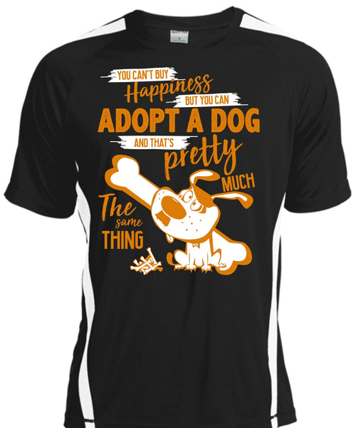 A black t-shirt with the shopify logo