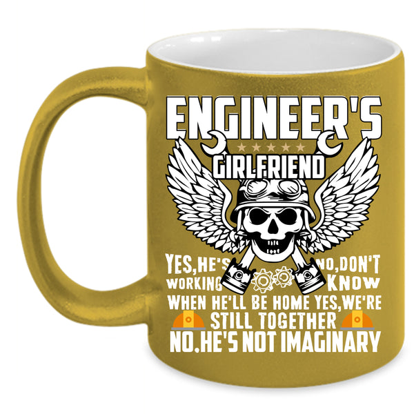 Engineer's Girlfriend Coffee Mug, Pretty Girlfriend Coffee Cup