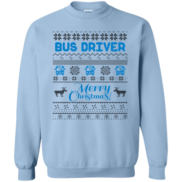 Gift For Merry Christmas T Shirt, Bus Driver Merry Christmas Sweatshirt
