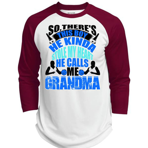 He Kinda Stole My Heart T Shirt, I Love Basketball T Shirt, Awesome T-Shirts  (Polyester Game Baseball Jersey)