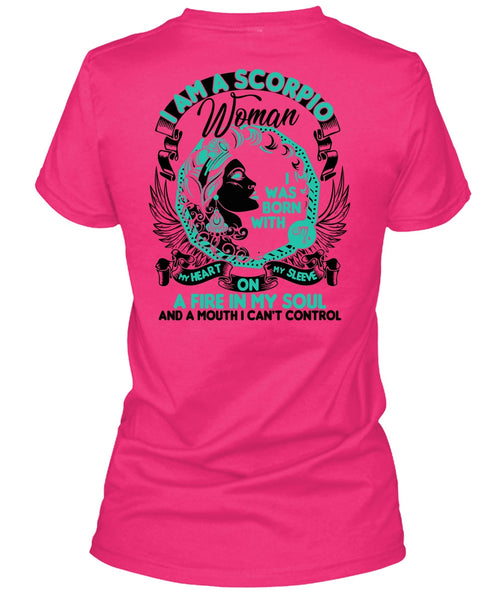 I Am A Scorpio Woman T Shirt, I Love Scorpio T Shirt