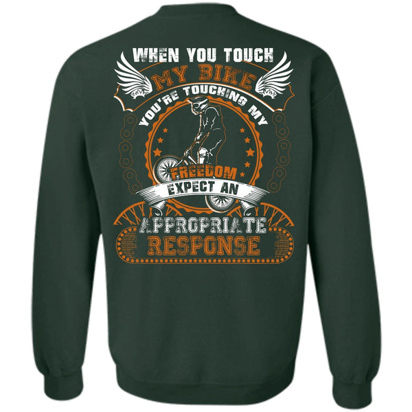 My Freedom T Shirt, I Love Biker Sweatshirt