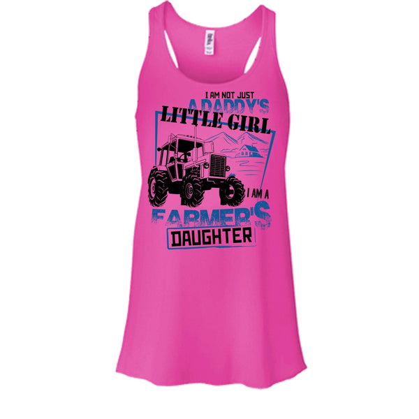 Just A Daddy's Littile Girl T Shirt, Coolest farmer's Girl Tank Top
