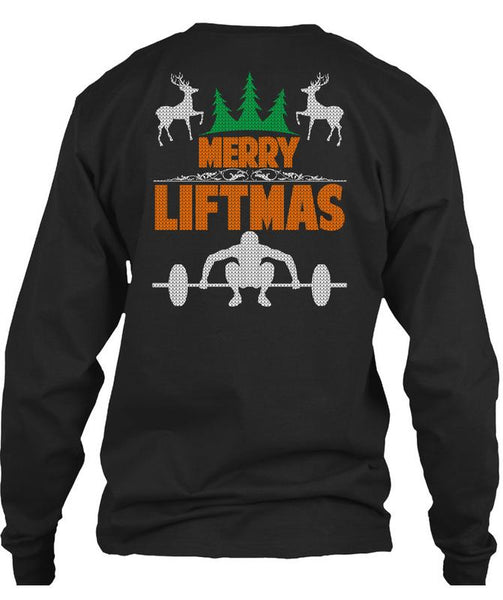 Merry Liftmas T Shirt, I Love Christmas T Shirt