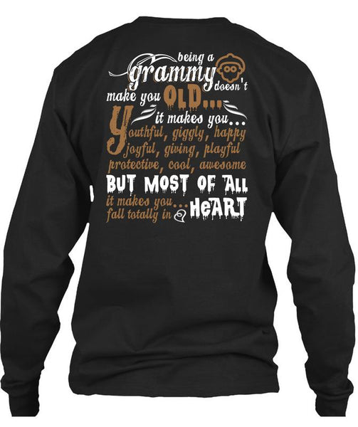 Being A Grammy Doesn't Make You Old T Shirt, Fall Totally In Heart T Shirt