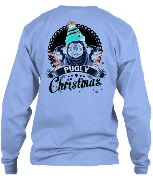 Pugly Christmas T Shirt, I Love My Dog T Shirt