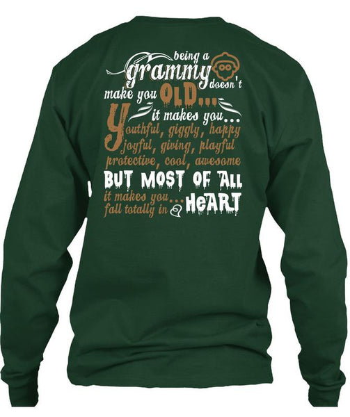 Being A Grammy Doesn't Make You Old T Shirt, Fall Totally In Heart T Shirt