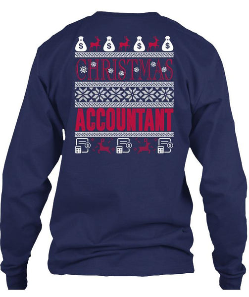 Christmas Accountant T Shirt, Being An Accountant T Shirt
