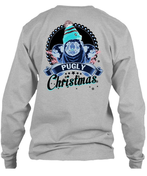 Pugly Christmas T Shirt, I Love My Dog T Shirt
