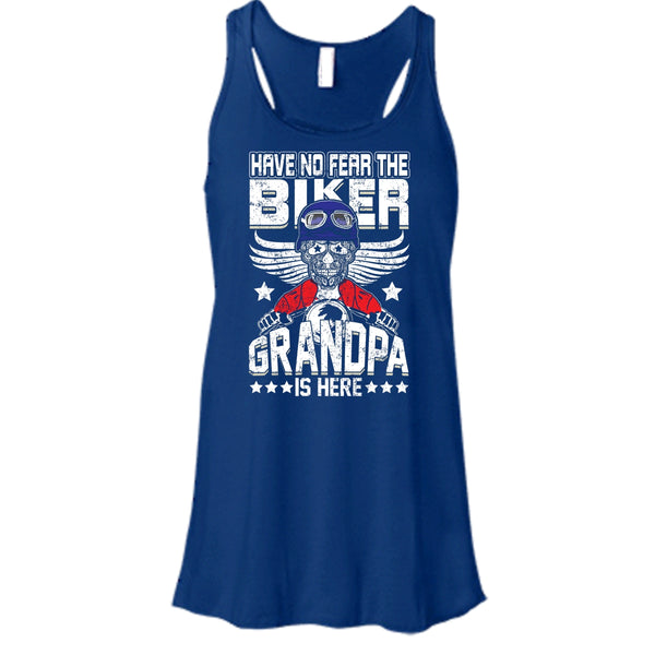 Have No Fear The Biker T Shirt, Coolest Biker Grandpa Tank Top