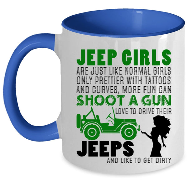 Love To Drive Their Jeeps Coffee Mug, Jeep Girls Accent Mug
