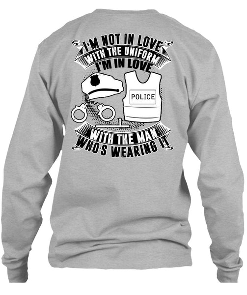 I'm In Love Police With The Man T Shirt, I Love Police T Shirt