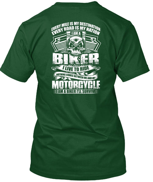 I Am A Biker T Shirt, My Motorcycle T Shirt