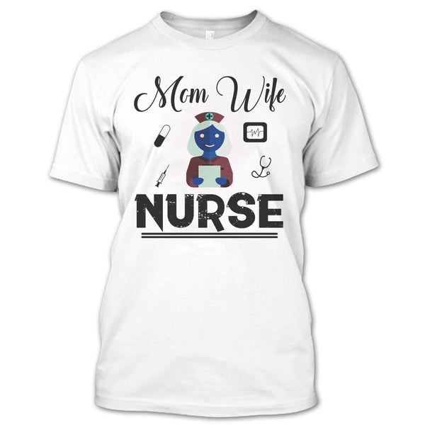 A black t-shirt with the shopify logo