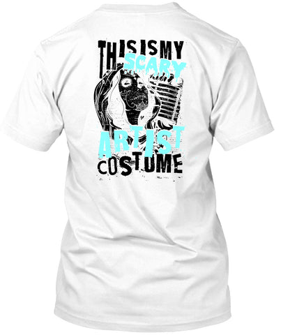 A black t-shirt with the shopify logo