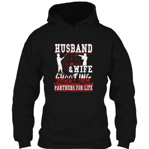 Husband & Wife T Shirt, Shooting Partners For Life T Shirt