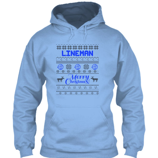 Lineman Merry Christmas T Shirt, Gift For Merry Christmas T Shirt