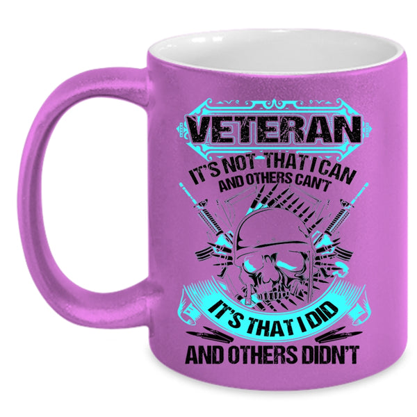 Awesome Gift For Grandpa Coffee Mug, Veteran Accent Mug