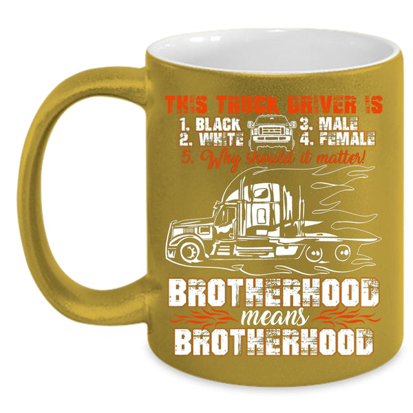 Truck Driver Coffee Mug, Cool Gift For Truck Driver Coffee Cup