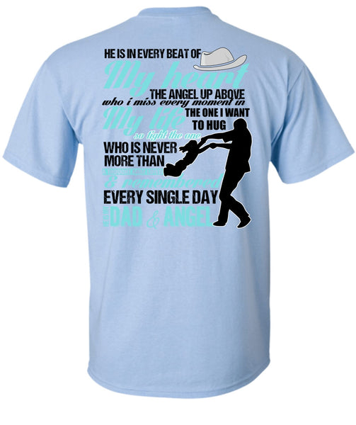 He Is My Dad And Angel T Shirt, I Love Dad T Shirt