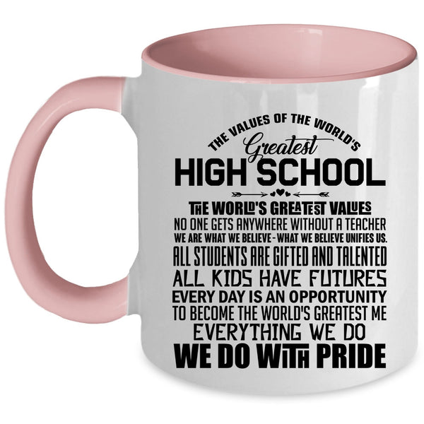 Awesome Teacher Coffee Mug, The World's Greatest High School Accent Mug